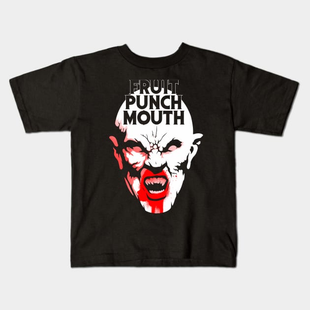 Fruit Punch Mouth Kids T-Shirt by wloem